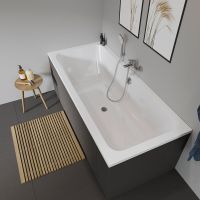 Duravit D-Code Einbau-Badewanne rechteckig 180x80cm, weiß