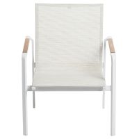 Vorschau: KETTLER DINING DIAMOND Loungesessel weiß matt beige 0103908-5800