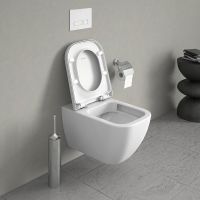 Vorschau: Duravit Happy D.2 WC-Sitz mit Absenkautomatik, abnehmbar, weiß