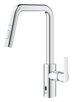 Vorschau: Grohe Start 2-in-1-Hybrid Küchenarmatur mit ausziehbarer Spülbrause