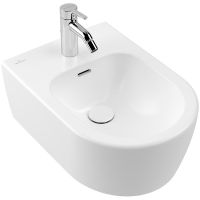 Vorschau: Villeroy&Boch Skyla Wand-Bidet 37x53cm, weiß matt mit CeramicPlus 448200RW
