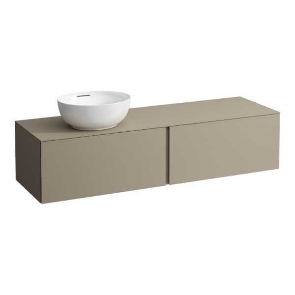 Laufen IL BAGNO ALESSI One Schubladenelement 1600, Ausschnitt links, zu Waschtisch H818975/6/7/8