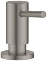 Grohe Cosmopolitan Seifenspender / Spülmittelspender, Vorratsbehälter 0,5 l, hard graphite gebürstet