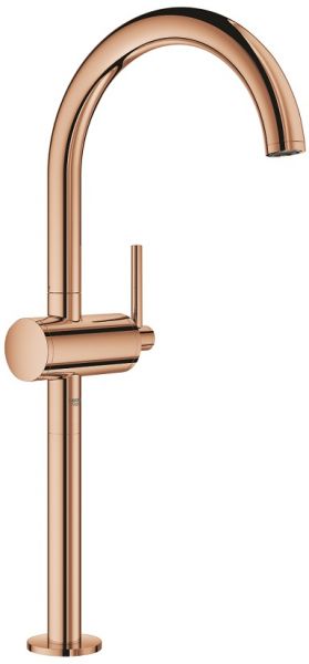 Grohe Atrio Waschtischarmatur XL-Size für freistehende Waschschüsseln, cool sunrise glänzend