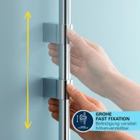 Vorschau: Grohe QuickFix Vitalio Start 250 Duschsystem mit Einhandmischer, chrom