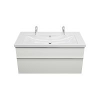 Vorschau: Burgbad Eqio Keramik-Waschtisch 123cm mit Waschtischunterschrank