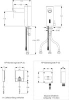 Vorschau: MEPA Sanicontrol® Saniline Style berührungslose Waschtischarmatur, Niederdruck, Batteriebetr., chrom