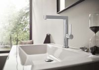 Vorschau: Hansgrohe Finoris Einhebel-Waschtischarmatur 230 mit Schwenkauslauf und Push-Open Ablaufgarnitur, chrom 76060000