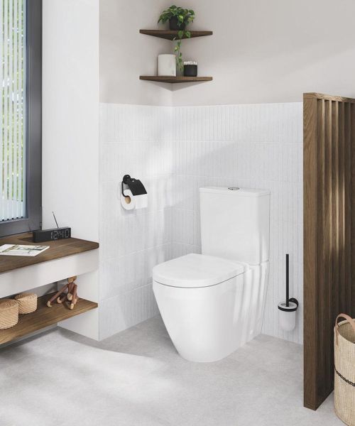 Grohe Euro Keramik Stand-WC back to wall Kombination-Set, weiß