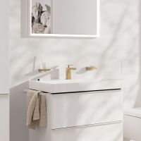 Vorschau: Hansgrohe Tecturis E Waschtischarmatur 80 CoolStart wassersparend+, ohne Ablaufg., brushed bronze