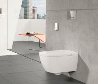 Vorschau: Villeroy&Boch Combipack ViClean-I100 Dusch-WC spülrandlos DirectFlush, weiß CeramicPlus