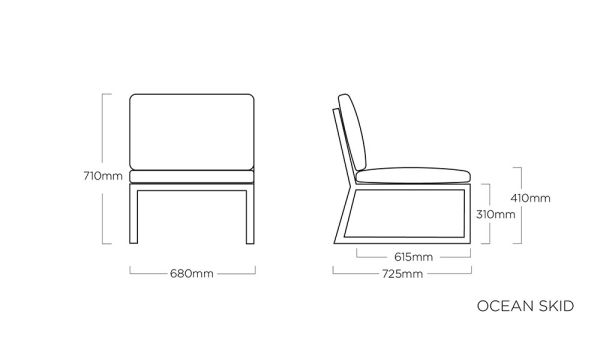 KETTLER OCEAN SKID Casual Dining Lounge-Set 10-teilig inkl. Esstisch, anthrazit/hellgrau-meliert