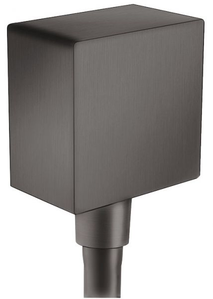 Hansgrohe Fixfit Square Schlauchanschluss mit Rückflussverhinderer und Kunststoffwinkel