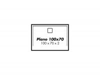 Vorschau: Polypex PLANO 100x70 Duschwanne 100x70x2cm