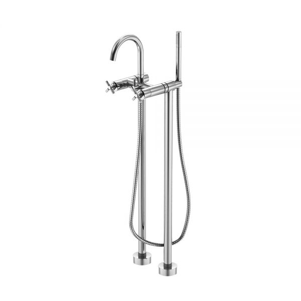 Steinberg Serie 250 freistehende Wannen-Armatur mit Handbrause