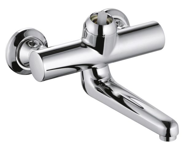 Kludi Provita Wand-Einhandmischer ohne Hebel, Ausladung 255mm, chrom 335330500