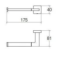 Vorschau: Lineabeta DADO Toilettenpapierhalter 61204.29