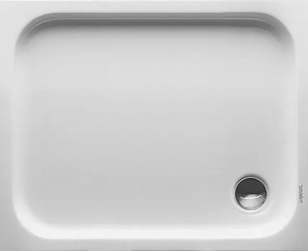 Duravit D-Code Duschwanne rechteckig 80x100cm, Sanitäracryl, weiß 720106000000000 