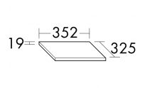 Vorschau: Burgbad Junit Abdeckplatte APCU035F3148