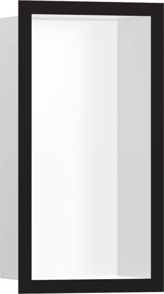 Hansgrohe XtraStoris Individual Wandnische mit Designrahmen 300/150/100, weiß matt/schwarz matt 56096670
