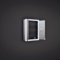 Vorschau: Burgbad rl20 Spiegelschrank 62x80cm mit Lichtrahmen