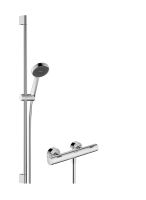 hansgrohe Activera Select S Brausesystem 95 mit Thermostat, EcoSmart, chrom