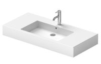 Vorschau: Duravit Vero Waschtisch rechteckig 105x49cm, mit 1 Hahnloch und Überlauf, WonderGliss, weiß 03291000001