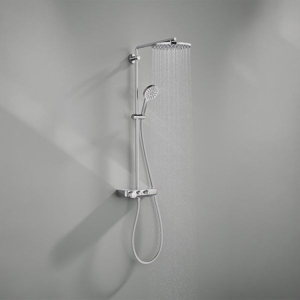 Grohe Vitalio Joy+ SmartControl System 280 Mono Duschsystem, Thermostat, Aufputz, chrom 1360470000 