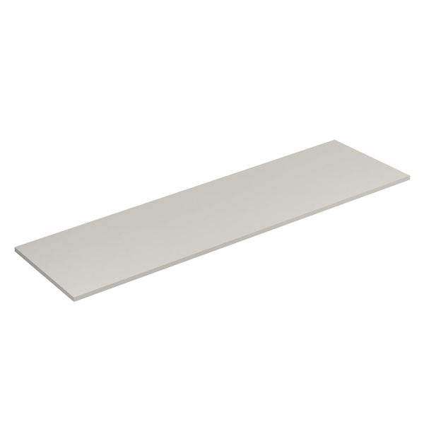 Kludi ICOS Deckplatte 180x50cm für Waschtischunterschrank, light dove matt 50T180O2