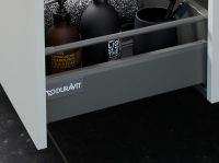Vorschau: Duravit D-Neo Möbel-Set 60cm mit Waschtisch, Waschtischunterschrank und rechteckigem Spiegel