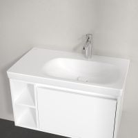 Vorschau: Villeroy&Boch Skyla Waschtisch 80x46cm, Ablagefläche links
