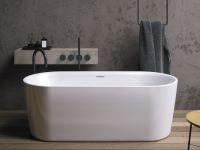 RIHO Modesty freistehende Badewanne 170x76xm, weiß glanzend BD09005 1