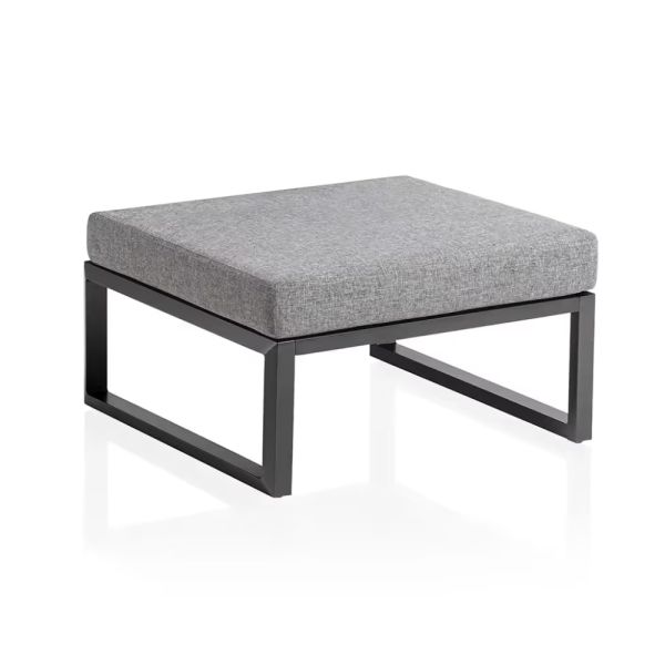 KETTLER OCEAN SKID Modular Beistelltisch Hocker mit Kissen, anthrazit 0105533-7900