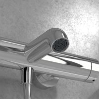 Vorschau: Villeroy&Boch Skyla Einhebel-Badewannenarmatur, rund