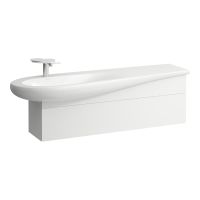 Laufen IL BAGNO ALESSI ONE Waschtischunterbau 1600, 1 Schublade, Siphonausschnitt links