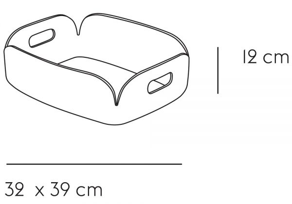 muuto Restore Tray Aufbewahrungskorb flach