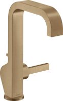 Vorschau: Axor Citterio Einhebel-Waschtischmischer 190, mit hohem Auslauf, mit Ablaufgarnitur brushed bronze