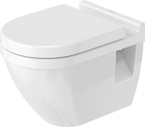 Duravit Starck 3 Wand-WC 54x36,5cm, oval, weiß