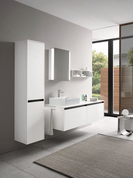 Duravit Vero Air Waschtisch 50x47cm, mit 1 Hahnloch, mit Überlauf, geschliffen, weiß 2350500027
