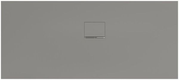 Villeroy&Boch Squaro Infinity Quaryl®-Duschwanne, Eckeinbau rechts gegen Wand, 170x75cm, grey, UDQ1775SQI2RV-3S