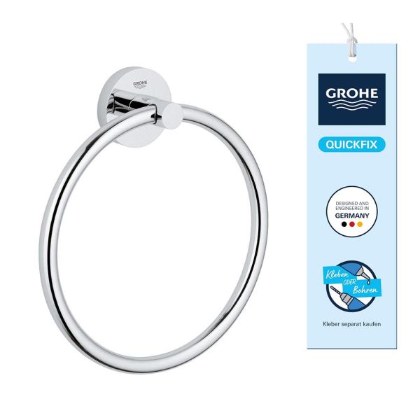 Grohe QuickFix Start Handtuchring, chrom 41174000