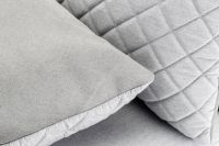 Vorschau: KETTLER EGO MODULAR Sofa-Lounge-Set 4teilig, 2,6x1,9m, Sunbrella®, silber/grau meliert
