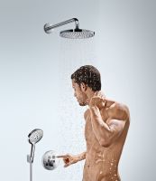 Vorschau: Hansgrohe Raindance Select S 240 2jet Kopfbrause EcoSmart 9 l/min mit Brausearm 390mm, chrom