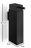 Vorschau: ZACK LINEA Lotionspender für Wandmontage 190ml, schwarz
