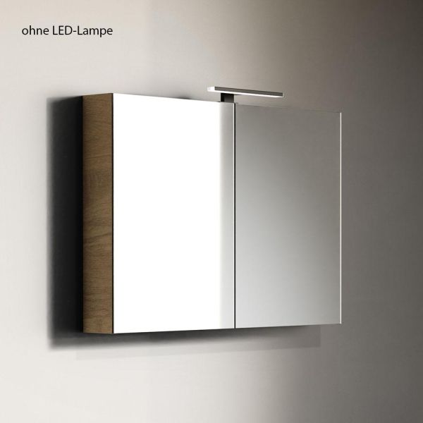 RIHO Spring Rise Waschtisch mit Unterschrank 100x46cm und Spiegelschrank, 2 Hahnlöcher, 2 Schubladen
