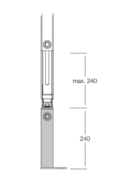 MEPA VariVIT® Stützenverlängerungs-Set um zusätzlich 240mm
