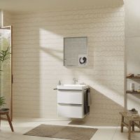 Vorschau: Hansgrohe Xelu Q Waschtischunterschrank 58cm, mit 2 Schubkästen