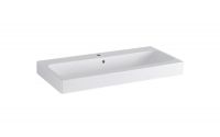 Geberit iCon Waschtisch mit 1Hahnloch, 90x48,5cm, weiß 124090000