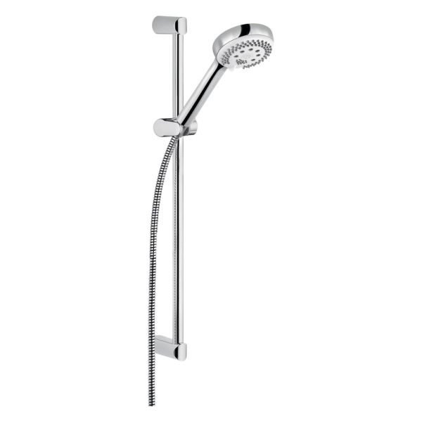 Kludi Logo Brause-Set 60cm mit Wandstange, 3 Strahlarten, chrom 6836305-00 