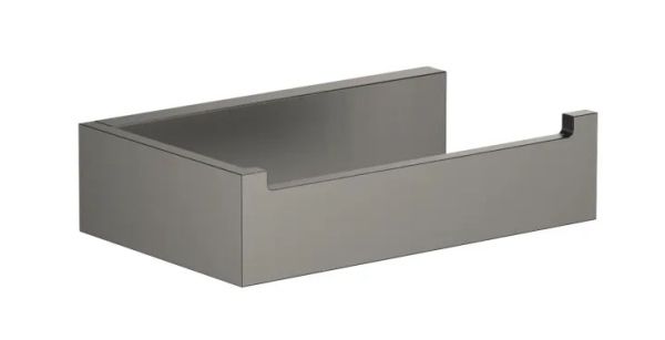 Dornbracht Serienneutral Papierrollenhalter ohne Deckel dark platinum gebürstet 83500780-99